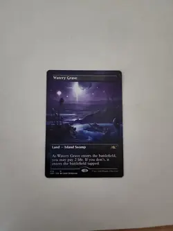 MTG -Magic The Gathering- Watery Grave (Borderless) Unfinity Regular NM - Image 1
