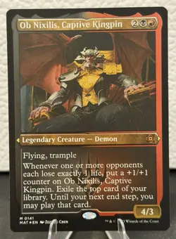 Ob Nixilis, Captive Kingpin (Foil Etched) March of the Machine (Aftermath) #141 - Image 1