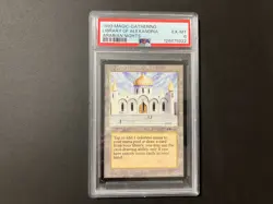 LIBRARY OF ALEXANDRIA Arabian Nights MTG Vintage RESERVED LIST Graded PSA 6 - Image 1