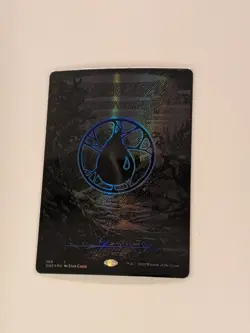 Island (Phyrexian) - Full Art (Oil Slick Raised Foil) Phyrexia: All Will Be One - Image 1
