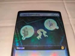 Cyber Conversion - Doctor Who - Extended Art - MTG - Magic: The Gathering - Image 3
