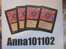 *30,FEB21 MTG Fear, Black Ice Age Common x4 4x - Image 1