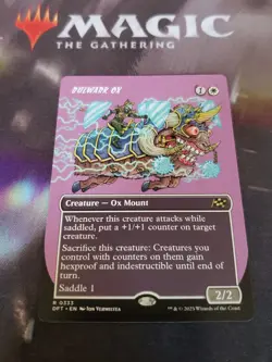 Mtg. 2x Bulwark Ox. Borderless. Aetherdrift. Pack Fresh - Image 1