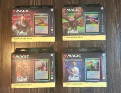MTG Commander Deck - SEALED Fallout Decks (Set of 4 Decks) - Image 1