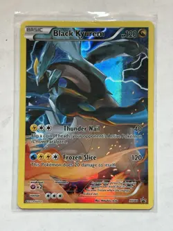 Black Kyurem XY80 Full Art Black Star Promo Pokemon Card TCG XY Holo NM - Image 1