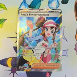 Pokemon TCG Rosa's Encouragement 114/088 Perfect Order Ultra Rare Full Art - Image 1