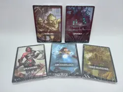 Lot Of 5 2020 MTG JUMPSTART Sealed Theme Booster Packs - Goblins Spooky + - Image 1