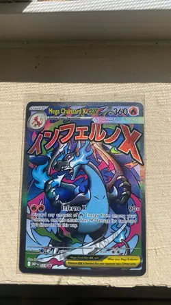 Mega Charizard X EX Pokemon TCG Holo Promo 023 Me: Mega Evolution English - Image 1