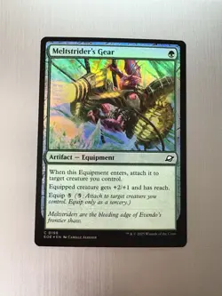Meltstrider’s Gear - 198 - MTG: Edge of Eternities - Common - FOIL - Image 1
