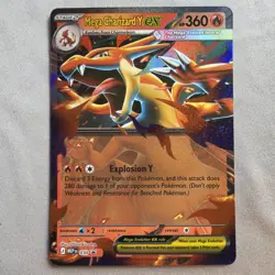 Pokemon Mega Charizard Y EX 30 Black Star Promo Mint - Image 1