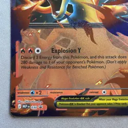 Pokemon Mega Charizard Y EX 30 Black Star Promo Mint - Image 5