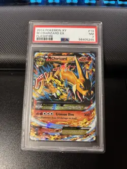 Pokemon TCG M Charizard EX Flashfire #13/106 Holo Ultra Rare PSA 7 2014 - Image 1