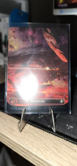 MTG Mountain (0370) (Borderless) (Galaxy Foil) Edge of Eternities Foil NM - Image 1