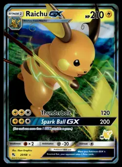Raichu GX 020/068 Battle Academy Pokemon - Image 1