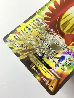 Ho-Oh EX 121/122 XY Breakpoint Textured Full Art Holo Ultra Rare Pokemon NM/EX - Image 3