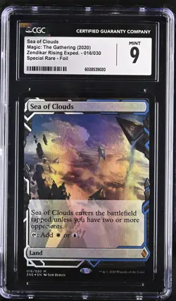 SEA OF CLOUDS Zendikar Rising Expeditions Foil Mythic CGC 9 MTG [Nostalgium] - Image 1