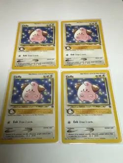 Pokemon TCG Cleffa X4 Playset WOTC Promo #31 - Image 1
