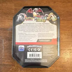Pokemon Scarlet & Violet Paldean Fates Great Tusk EX Tin English 2024 - Image 2