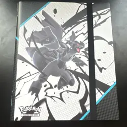 Pokemon Scarlet & Violet White Flare Reshiram 9-Pocket Binder White Black - Image 5