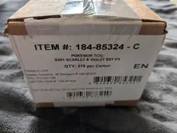 Pokemon TCG Scarlet & Violet Base Booster Box Case (6 Boxes) Factory Sealed 820650863240 - Image 2