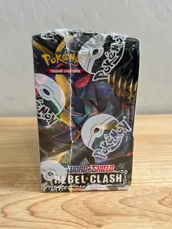 Pokemon TCG Sword & Shield Rebel Clash Booster Box Factory Sealed + Acrylic Case 820650816819 - Image 4