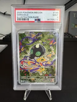 Pokemon TCG Shroodle 149/132 Mega Evolution Illustration Rare Holo PSA 9 2025 - Image 1