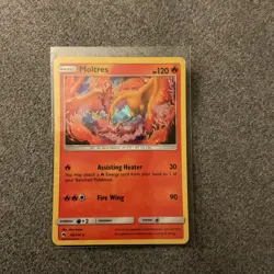 Moltres 38/214 Cracked Ice Holo SM Lost Thunder Theme Deck Exclusive NM - Image 1