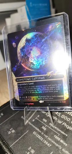 MTG Gemstone Caverns (0016) (Borderless) Edge of Eternities: Stellar Sights Foil - Image 1