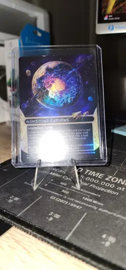 MTG Gemstone Caverns (0016) (Borderless) Edge of Eternities: Stellar Sights Foil - Image 2