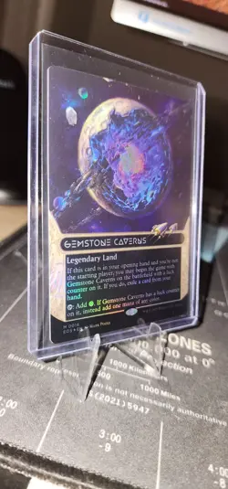 MTG Gemstone Caverns (0016) (Borderless) Edge of Eternities: Stellar Sights Foil - Image 4