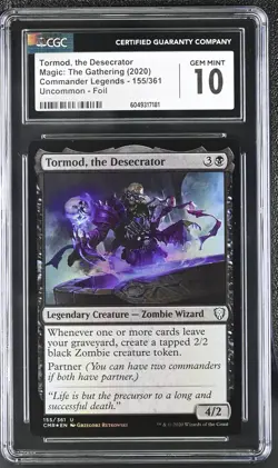 TORMOD, THE DESECRATOR Commander Legends Foil U CGC 10 MTG EDH [Nostalgium] - Image 1