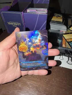 Disney Lorcana Spooky Sight (enchanted) Whispers In The Well Holofoil 237/204 - Image 2