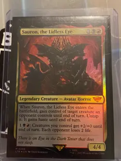 MTG - Sauron, the Lidless Eye - LOTR - FOIL - LP - Image 1