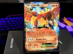 HO-OH EX EX RARE HOLO 22/124 DRAGONS EXALTED POKEMON NM - Image 1