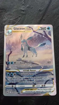 Pokemon Glaceon VSTAR Crown Zenith Galarian Gallery GG40/GG70 - Image 1