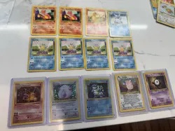 Pokemon TCG Base Set Lot Wizards Charizard Blastoise Holo and others. - Image 1