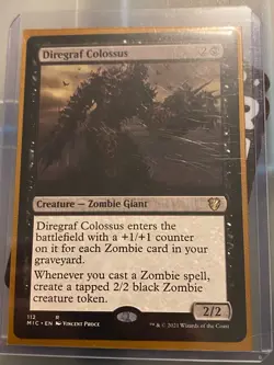 MTG - Diregraf Colossus - Commander- Midnight Hunt - LP - Image 1