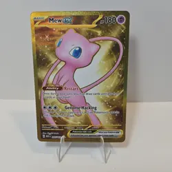 Pokemon Mew ex 205/165 SV: Scarlet & Violet 151 Gold Hyper Rare Full Art Holo - Image 1