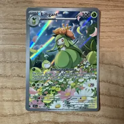 Pokemon Lilligant 092/086 Illustration Rare Holo NM Black Bolt - Image 1
