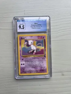 CGC 9.5 Blue Label (now CGC 10) Mew #8 Black Star Promo - 2000 WotC Pokemon TCG - Image 1