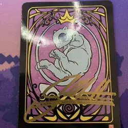 Mew Promo Pokai Gaku SIGNED - Art Yueh Pokemon - Glossy Non Holo - Image 2