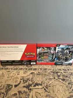 Pokemon Black Bolt + Poster Collection Sams Club Bundles x2 - Image 2