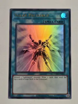 Solar Recharge LODT-EN052 Ultra Rare Yugioh Light of Destruction Unlimited NM - Image 2