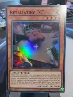 YuGiOh! Retaliating "C" OP04-EN007 Super Rare - Image 1