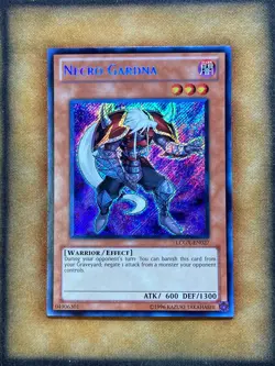 Yugioh Necro Gardna LCGX-EN027 Secret Rare NM - Image 1