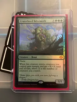 MTG - Craterhoof Behemoth - Tarkir Dragonstorm - FOIL - LP - Image 1
