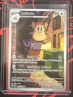 Pokemon TCG Raticate 099/088 Perfect Order Illustration Rare NM Card - Image 1