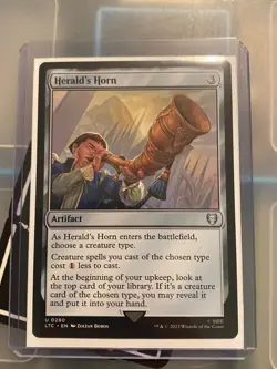 MTG - Herald's Horn - Commander: LOTR - LP - Image 1