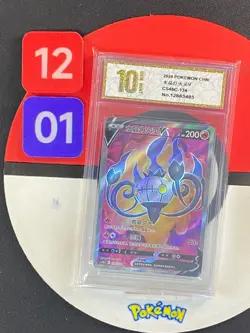 Pokemon PTCG S-Chinese Card Sword & Shield CS4bC-134 Chandelure V Grade10 - Image 1