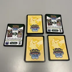 Pokemon Code Cards (Random Lot of 20) - Pokemon TCG Live - Online Messaged - Image 1